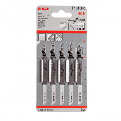 Bosch T101BR Jigsaw Blades 100mm (5 Pack) - 2608630014