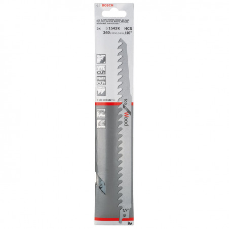 Bosch S1542K Reciprocating Saw Blades - 2608650682